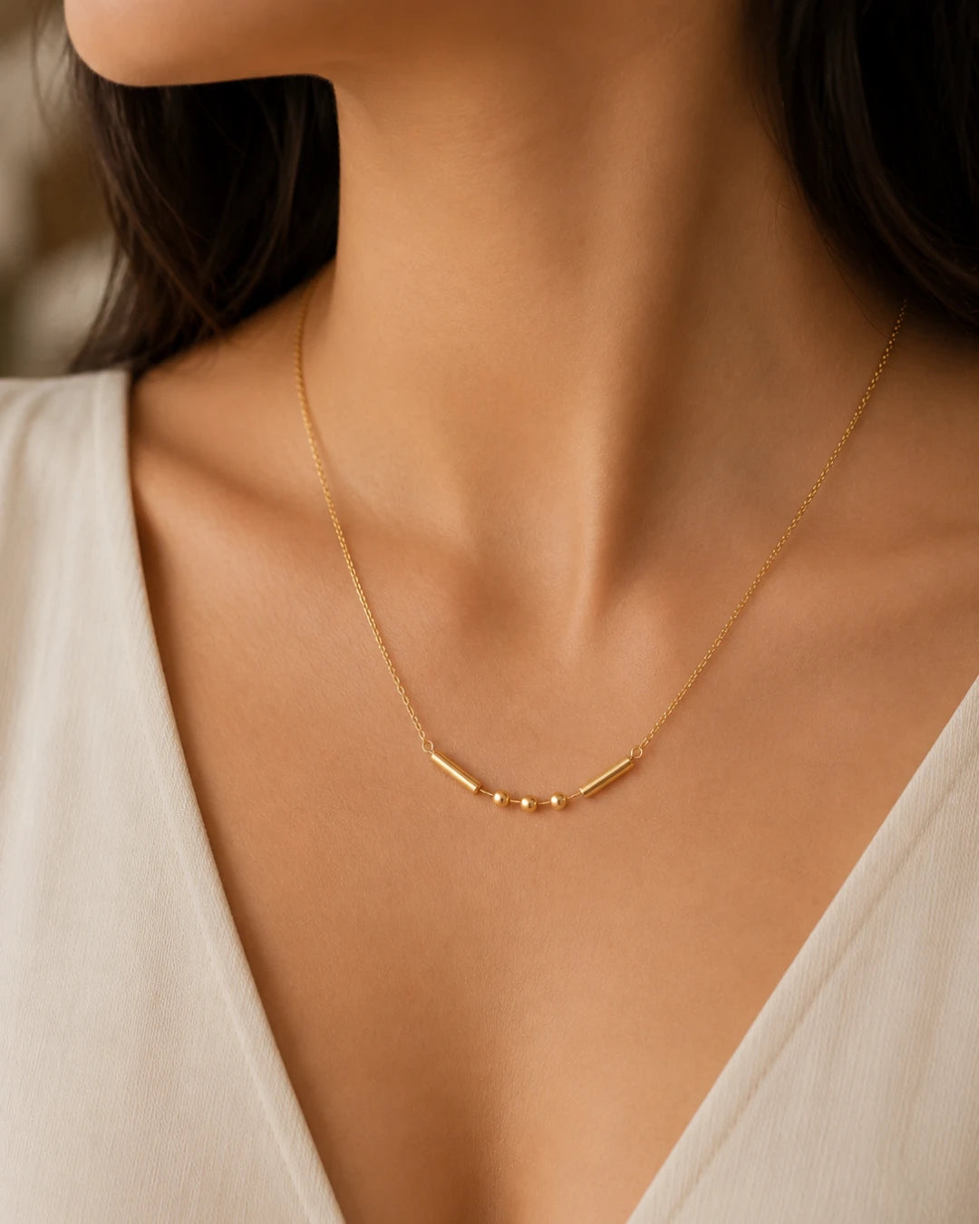 Morse Code Necklace