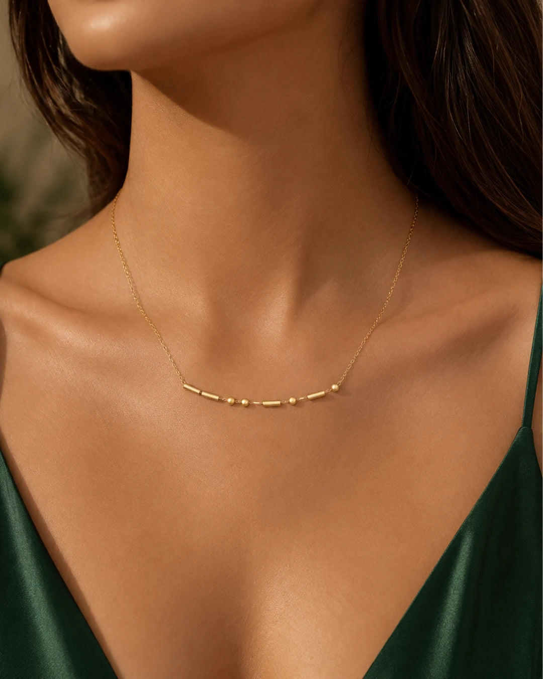 Morse Code Necklace