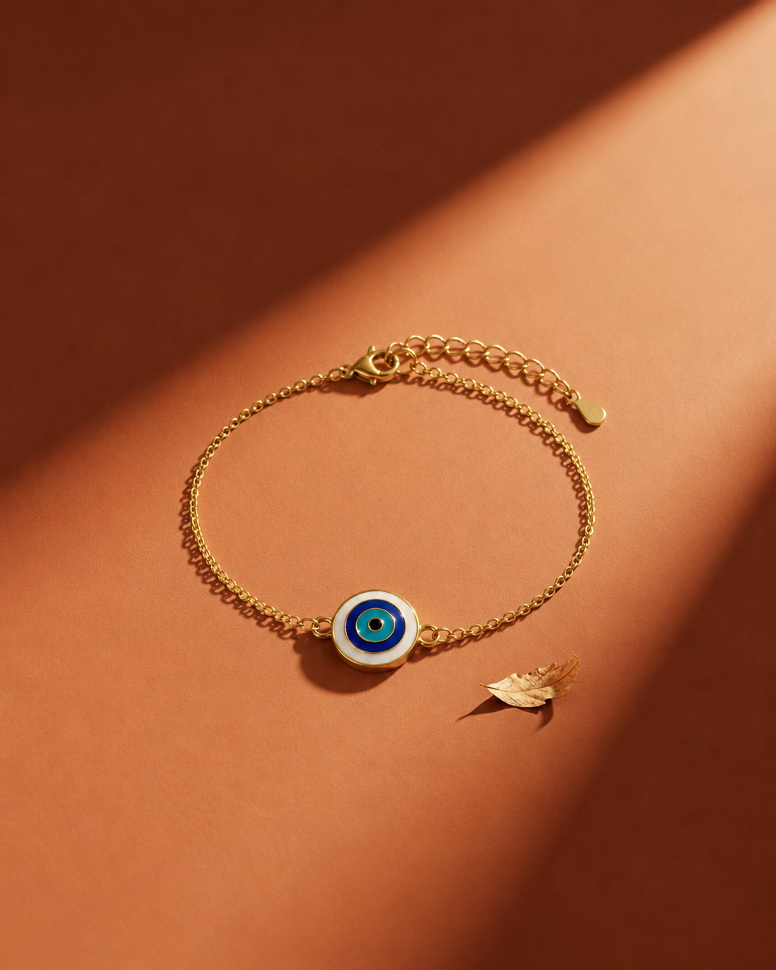 Round Evil Eye Enamel Bracelet