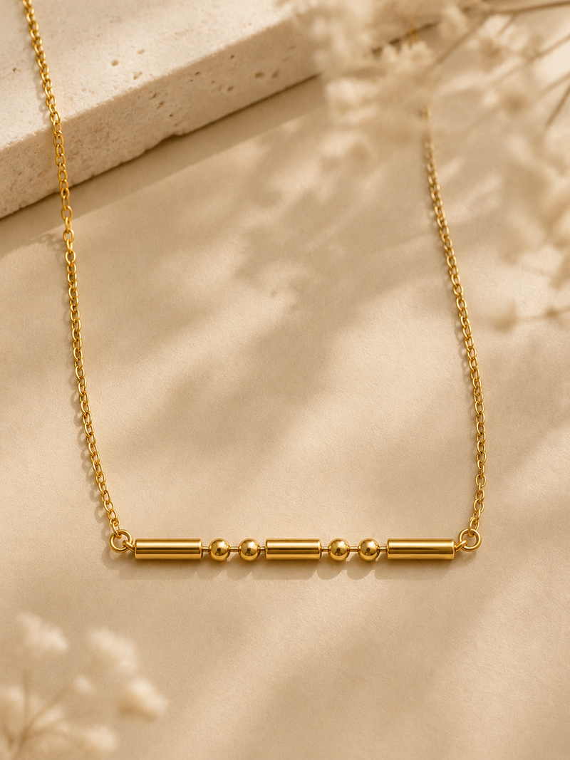 Morse Code Necklace