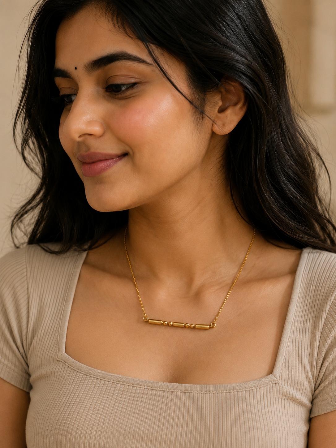 Morse Code Necklace